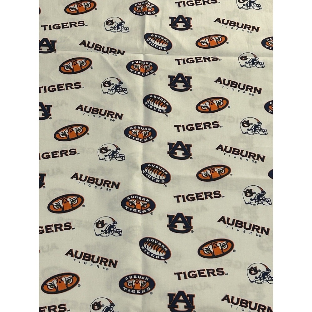 Auburn Tigers Fabric Sykel AU 046 Football Logo 43x19.5 New Unused